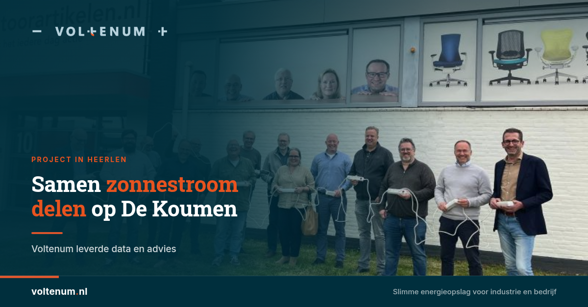 Zonnestroom delen op bedrijventerrein De Koumen