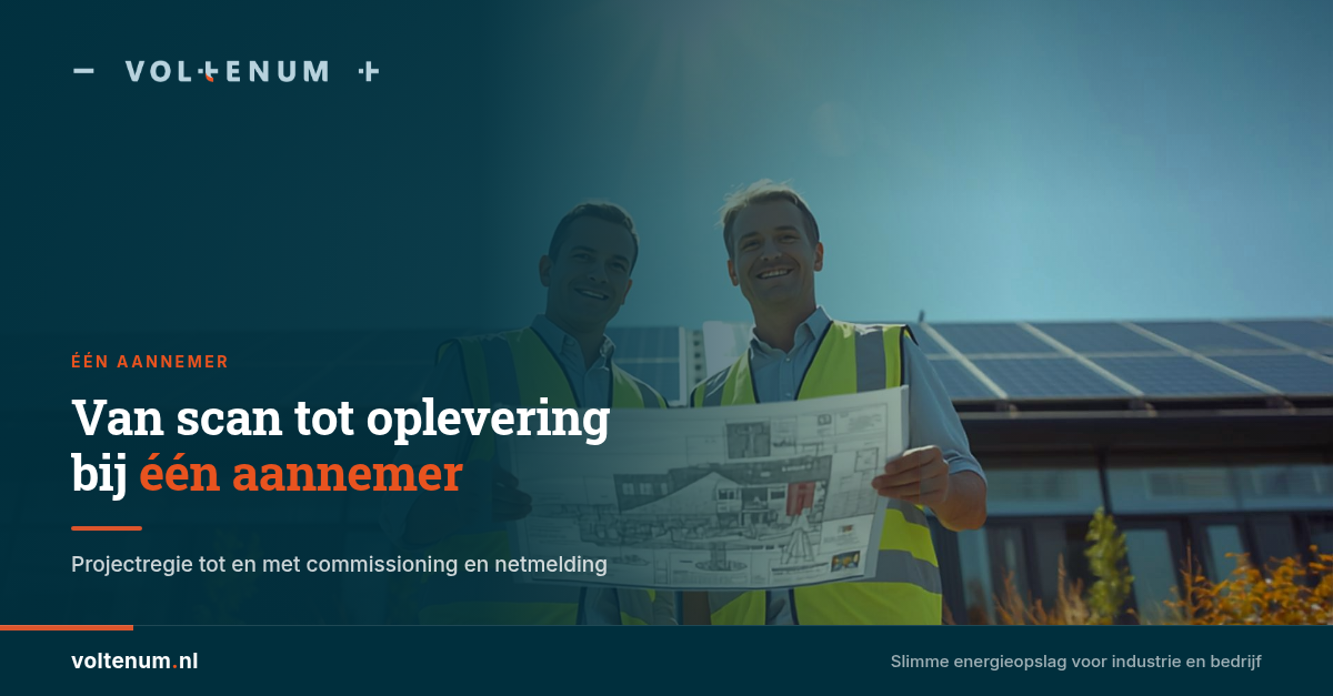 Van scan tot oplevering bij één aannemer